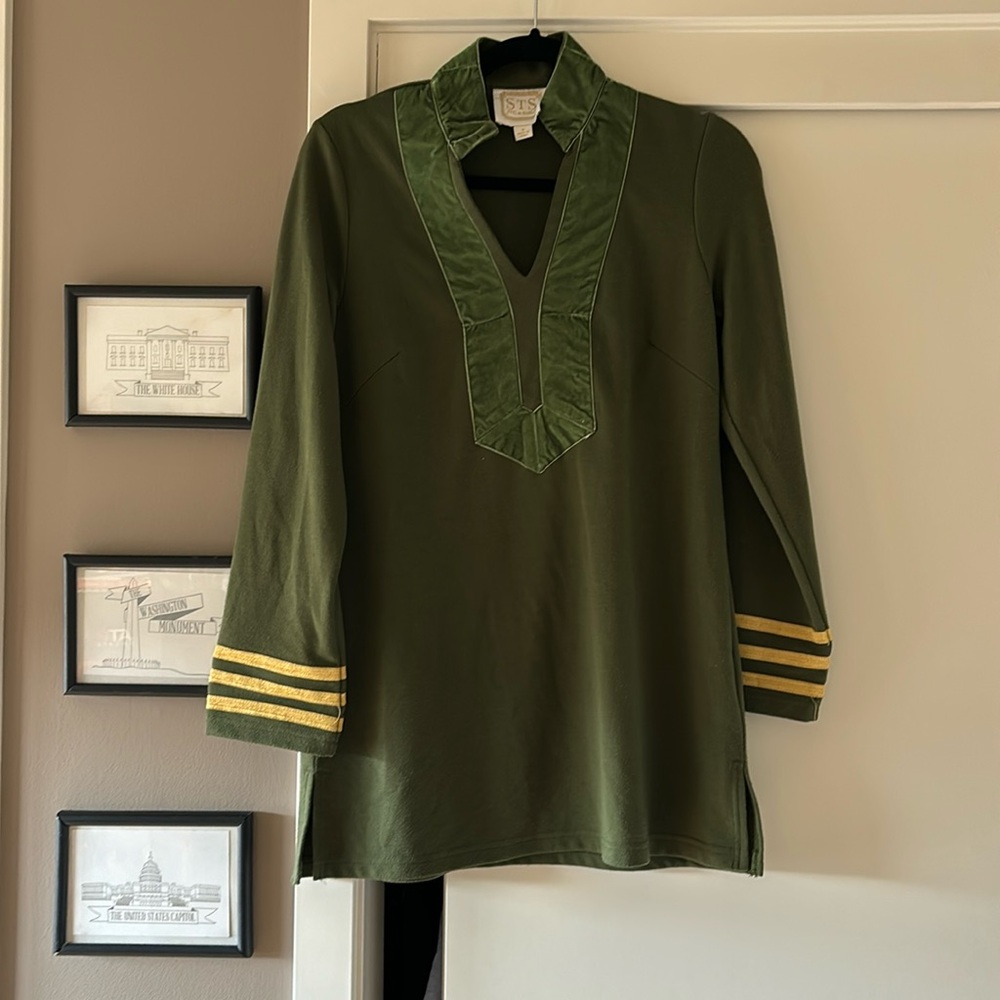 Sail to Sable velvet trimmed tunic